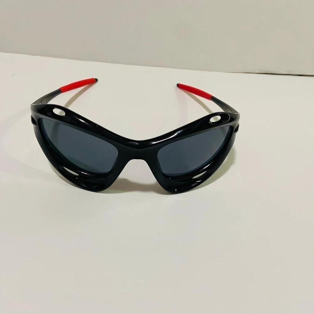 Steampunk chunky futuristic racing sunglasses